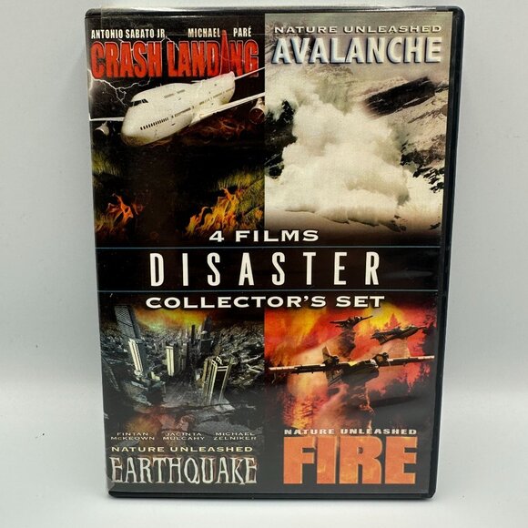 Disaster 4 Pack Antonio Sabato Jr Echo Bridge DVD 4 Films Not Rated PG13 2005 - Picture 1 of 3